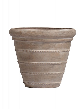 Кашпо TREEZ Ergo Italica Классический конус Капучино д-52, в-46 см