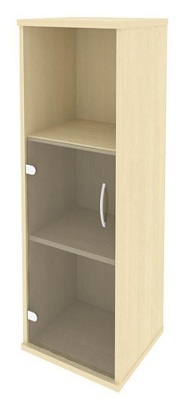 Шкаф средний узкий левый (1 низкая дверь стекло) А.СУ-2.2 (L)