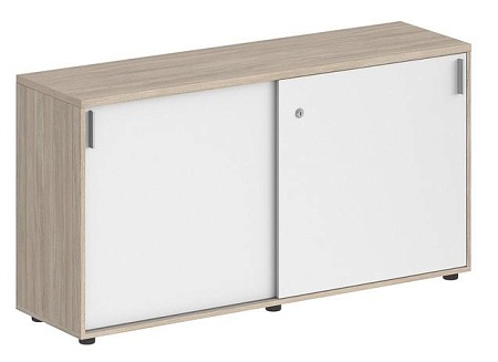 Шкаф купе низкий, с замком SG.701.WH.WH