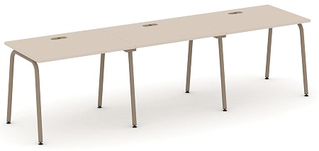 Рабочая станция на 3 места с лючком ES.RS-3.1-LK