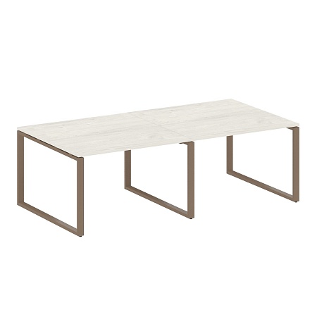 Переговорный стол (2 столешницы) на О-образном м/к БО.ПРГ-2.2