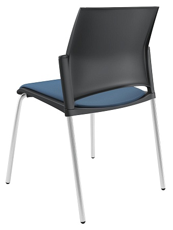 RESTART Стул, каркас Хром, Пластик Черный ЦБ-00014012