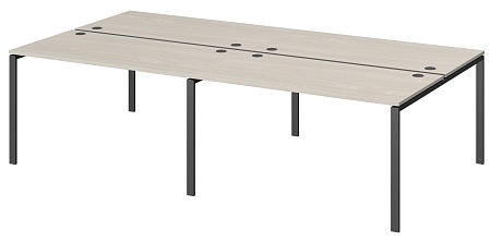 Бенч двойной на 4 рабочих места АМБ-002-4