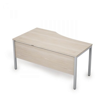 Стол криволинейный с экраном из ДСП правый 6МД.021