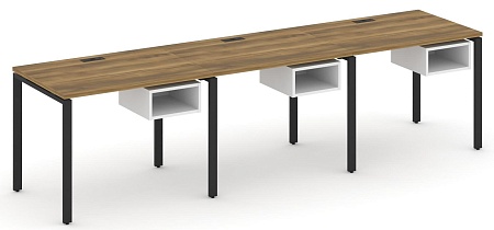 Рабочая станция односторонняя с подвесными тумбами на 3 места CN.ORS-121