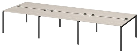 Бенч двойной на 6 рабочих мест АМБ-004-6