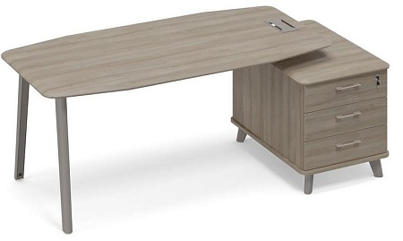 Стол на опорной тумбе малой (тип 2) ТМ М1 113 МП