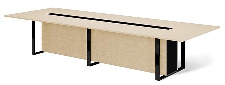 EXE Стол перег L396 черн/короб 101 921 OAK 09 W