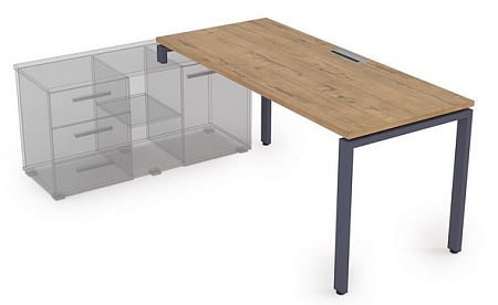 Стол рабочий, прямолинейный, левый СТЛ-П.994