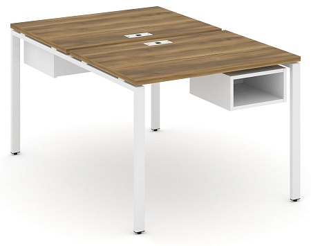 Рабочая станция двух сторонняя с подвесными тумбами на 2 места CN.DRS-101