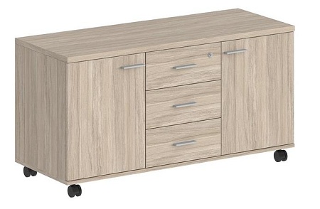 Тумба сервисная с 3 ящ., с замком, 2 фасадами SG.621