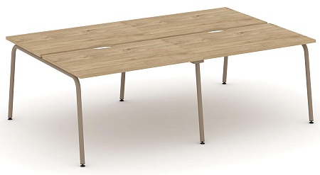 Рабочая станция на 4 места с вырезом ES.D.RS-4.2-VK