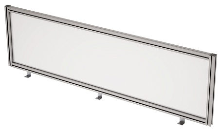 Барьер фронтальный в алюминевом профиле, вставка с...