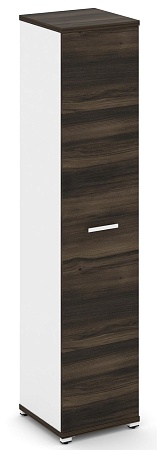 Шкаф одна узкая секция, 5 ниш ( фасад ЛДСП,  на 5 ниш) CN.STU-518 B/W