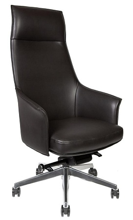 Кресло офисное Бордо A1918 black leather