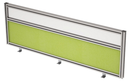 Барьер фронтальный в алюминевом профиле, вставка с...