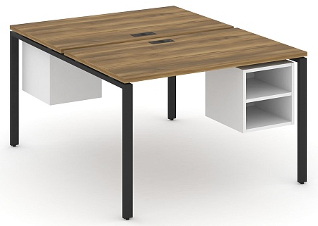 Рабочая станция двух сторонняя с подвесными тумбами на 2 места CN.DRS-106