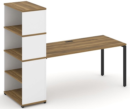 Стол рабочий с опорным стеллажом с надставкой высокой CN.SP-216