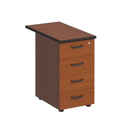 Тумба приставная 4 ящ. с замком ДР 226 +ДР 508