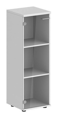 Шкаф средний, 1 дв., со стеклом з.ст HDF SG.804
