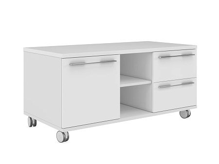 Тумба  мобильная с 2 ящиками и левой дверью EMP222SX.HGW