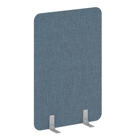 Перегородки на металлических опорах на фетровых по...