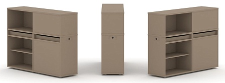 Набор №12. Тумба двойная + низкая надставка ES.NB.2N-12