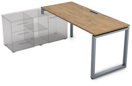 Стол рабочий, прямолинейный, левый  СТЛ-О.989