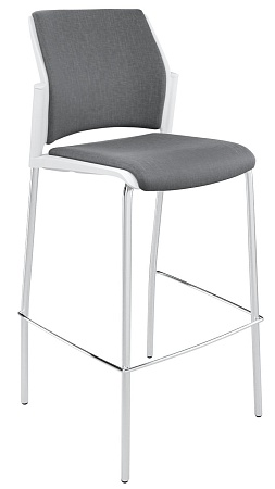 REWIND барный, каркас Хром, Пластик Белый ЦБ-00011264