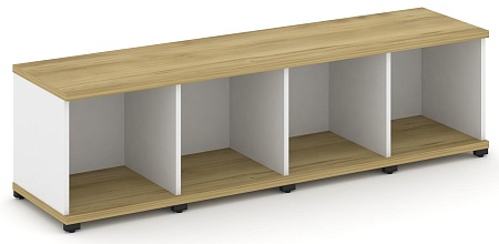 Стеллаж четыре узкие секции, 1 ниша CN.STU-140