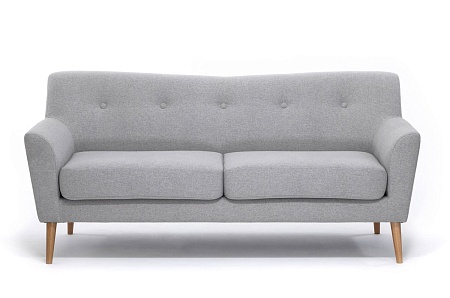 Диван 3-местный LAMELLA 3 Uno Siver