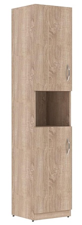 Шкаф колонка с 2-мя глухими малыми дверьми  SR-5U.4(L)