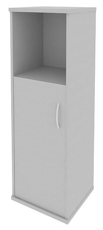 Шкаф средний узкий левый (1 низкая дверь ЛДСП) А.СУ-2.1 (L)
