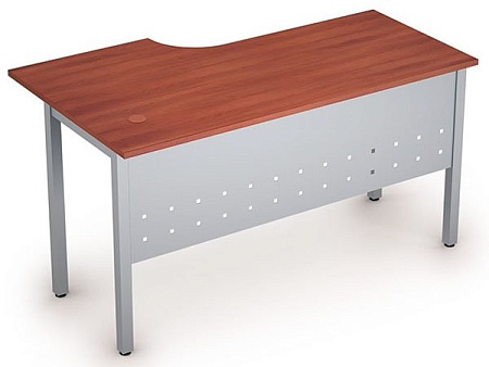 Стол на металлических опорах, экран металл 2МК.145R