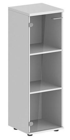 Шкаф средний, 1 дв., со стеклом з.ст ЛДСП SG.814