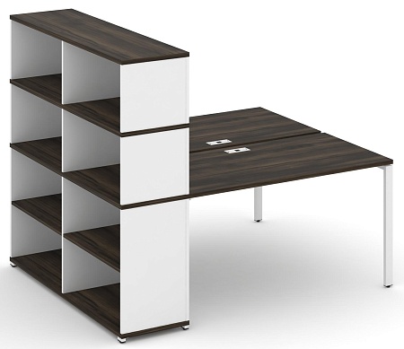 Рабочая станция с опорным стеллажом с надставкой высокой CN.DRS-215