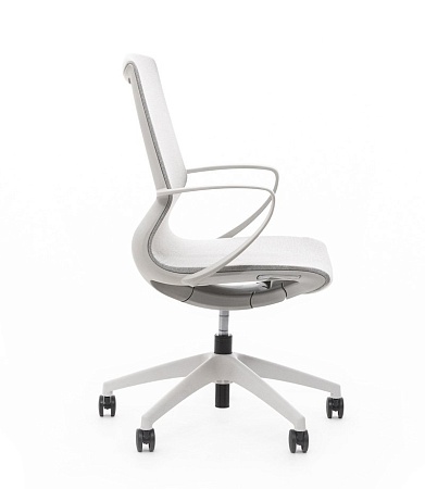 Кресло св.серая сетка СВ.СЕР/БЕЛЫЙ MARICS white / light grey