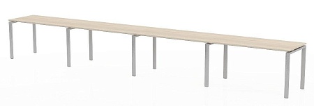 Линейная бенч-система на 4 рабочих места с пропусками для кабеля ТН316ТР-4х1+ТН316К-22_ПР