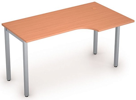 Стол на металлических опорах без экрана 2М.145R