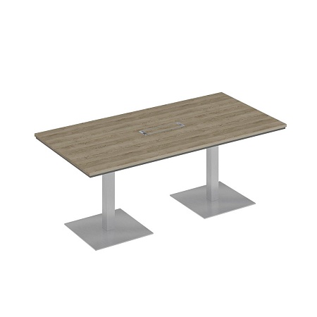 Стол для переговоров на квадратных опорах-колоннах СИ 151