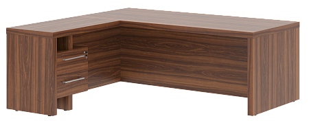 Стол руководителя с тумбой приставной ZCT 2019H(L)