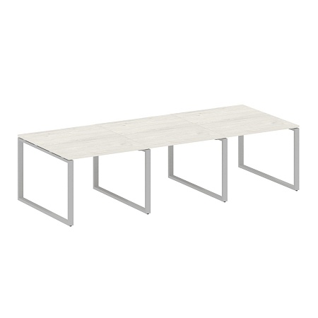 Переговорный стол (3 столешницы) на О-образном м/к БО.ПРГ-3.1