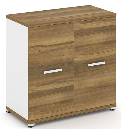 Шкаф две широкие секции, 2 ниши (2 фасада ЛДСП, 2 ниши) CN.STS-213 B/W