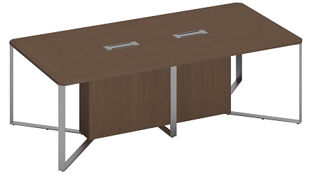 Стол для переговоров составной 2-секционный ВЛ 102 ДТ ДТ ДТ ХР