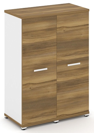 Шкаф две узкие секции, 3 ниши (2 фасада ЛДСП, 3 ниши) CN.STU-326 B/W