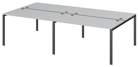 Бенч двойной на 4 рабочих места АМБ-002-4