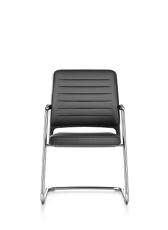 VINTAGE Кресло на полозьях ЧЕРНЫЙ/ХРОМ 56V0 0781000012 2324 3217 707324 810000