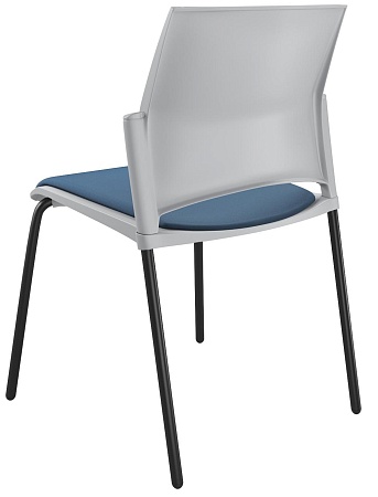 RESTART Стул, каркас Черный, Пластик Серый ЦБ-00014516