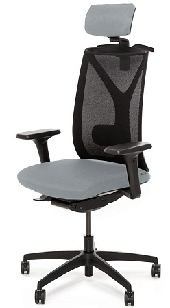 Кресло,синх,1D,под&в, ч DION MeshBl 870 1D black