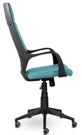 Кресло офисное IQ  (black plastic blue) CX0898R-1-130
